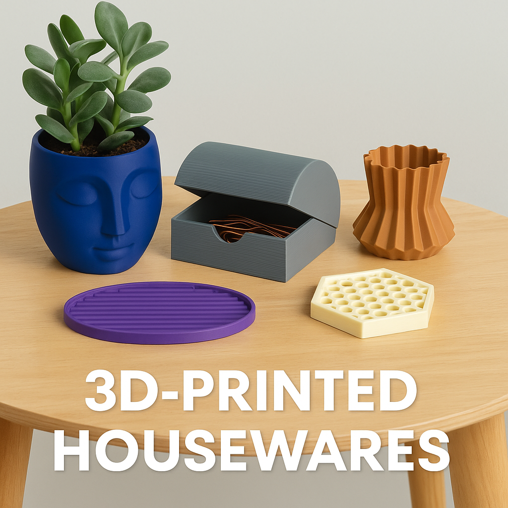 3D Printed Housewares – Functional Tools, Decor & Everyday Accessories